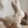 The Butter Flying Cushions>Bunny Plush Cushion - Beige