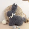 The Butter Flying Cushions>Bunny Plush Cushion - Grey