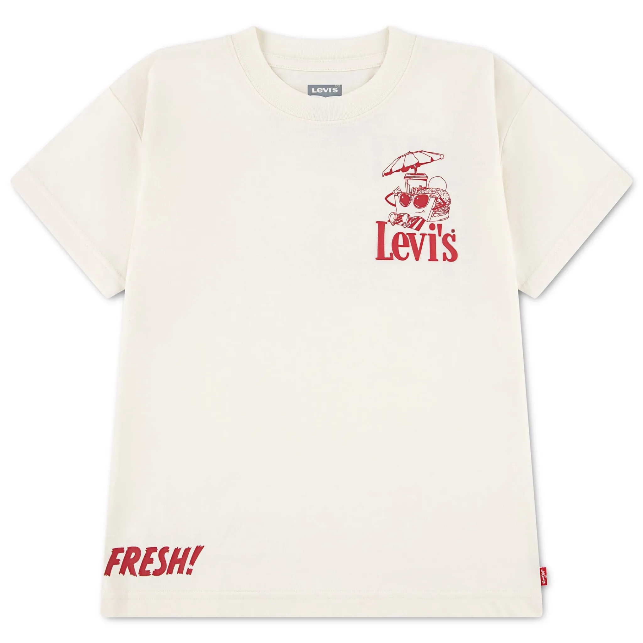 Kids/BOY Levis Tops>Burger & Fries T-shirt 4-7y