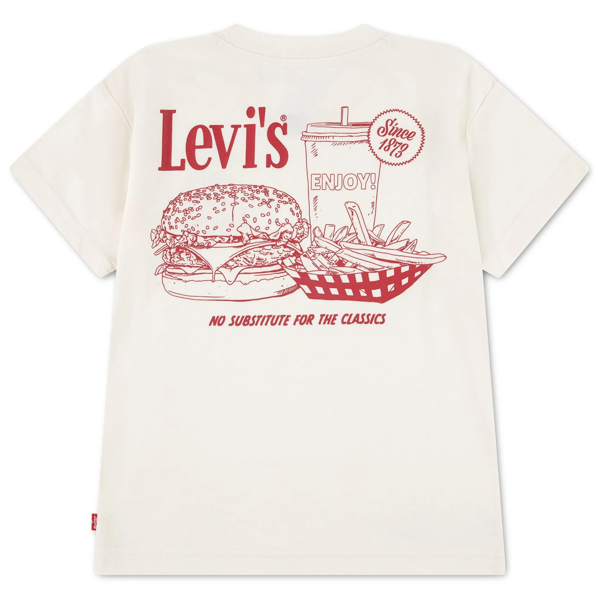 Kids/BOY Levis Tops>Burger & Fries T-shirt 4-7y