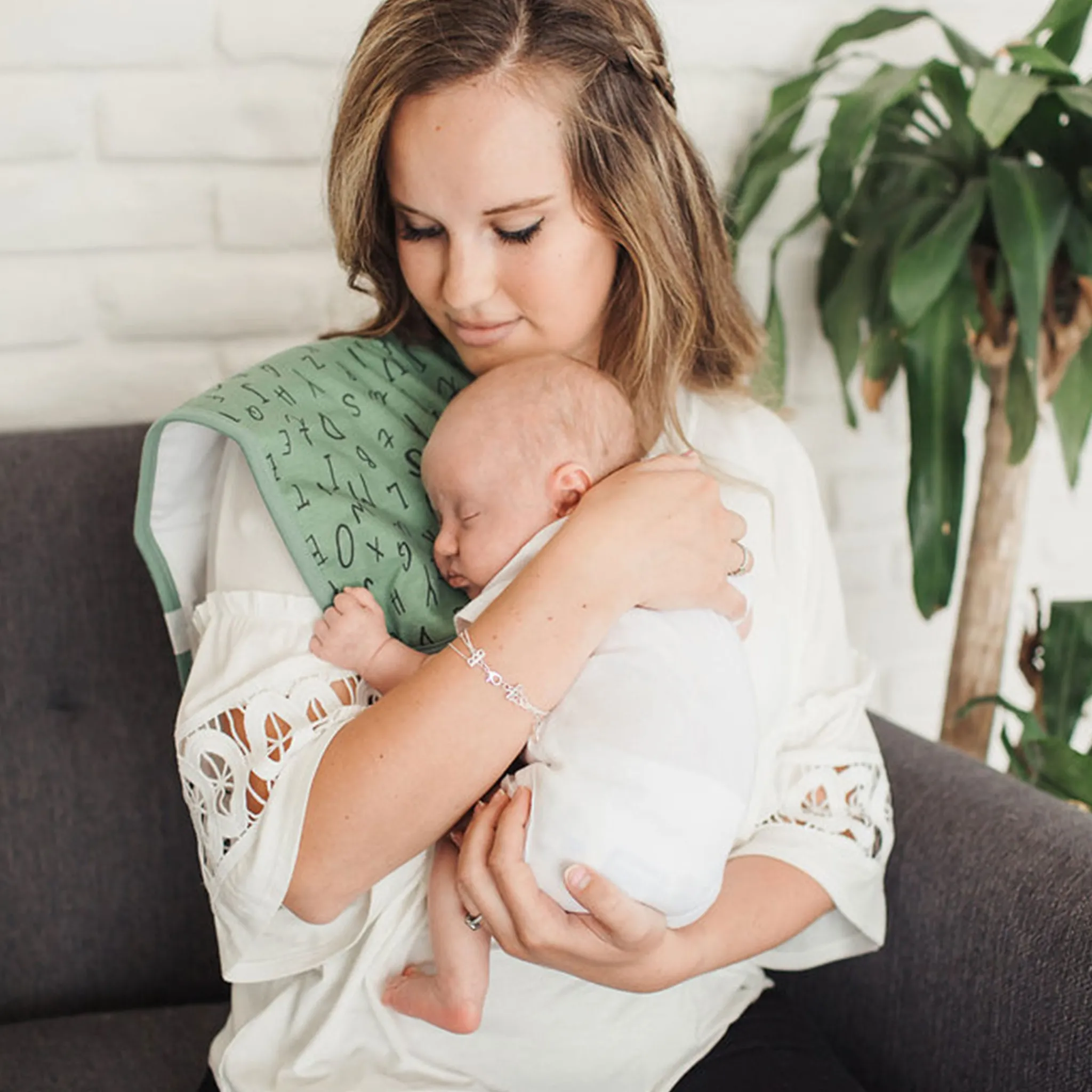 Copper Pearl Burp Cloth (3) - Chip