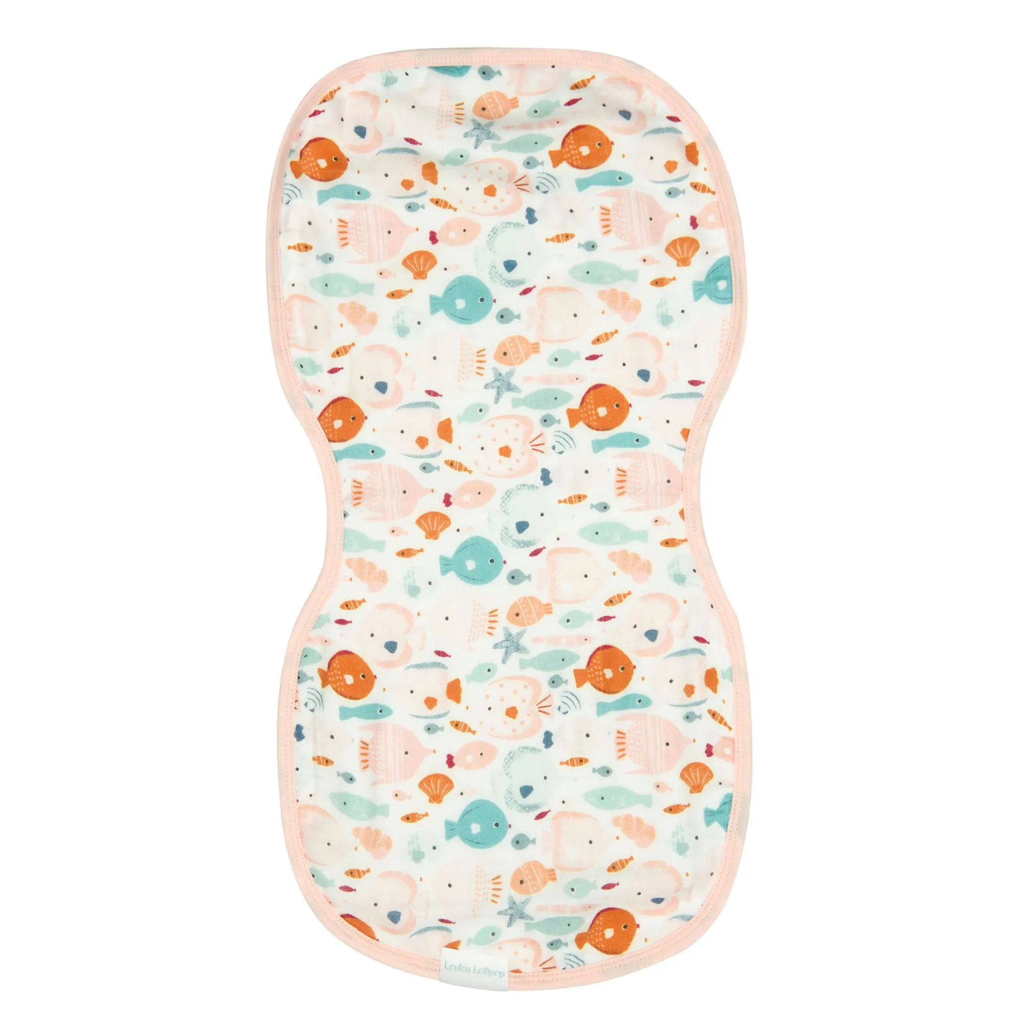 Loulou Lollipop Muslin Products|Nursing Covers>Burp Cloth Set - Kissed Shoal