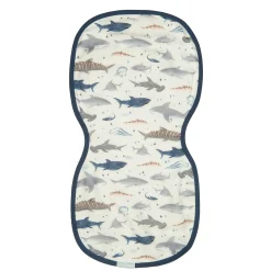 Loulou Lollipop Burp Cloth Set - Sharks