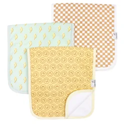 Copper Pearl Burp Cloths (3) - Rad