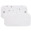 Kushies Nursing Covers|Breastfeeding>Burp pads (2)Grey Stars/White