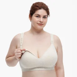 Mom Cozy Bras|Underwear>Busty Cotton Nursing Bras