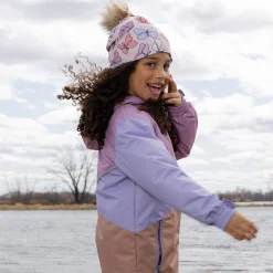 Kids Deux par Deux Beanies>Butterflies Hat 2-14