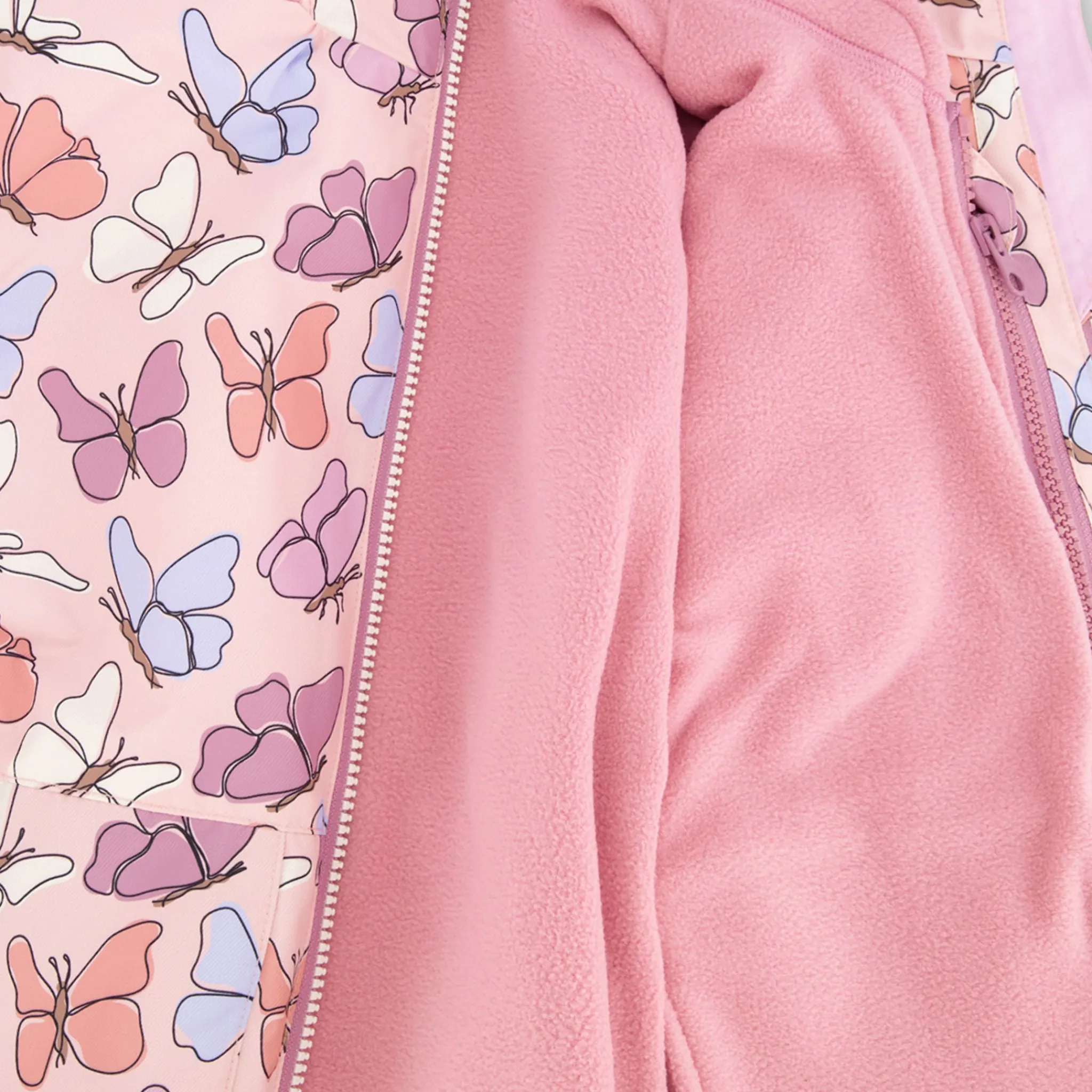 Kids Deux par Deux Outerwear>Butterflies 3in1 Set 2-6