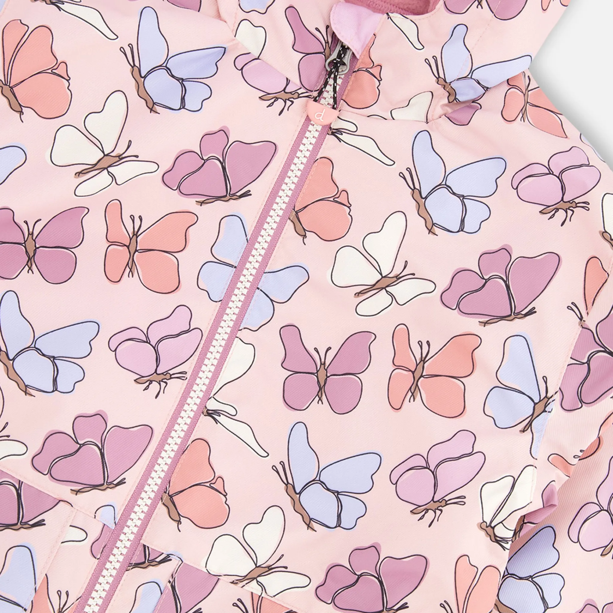 Kids Deux par Deux Outerwear>Butterflies 3in1 Set 2-6