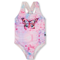 Kids Deux par Deux Butterflies One Piece Swimsuit 2-6y