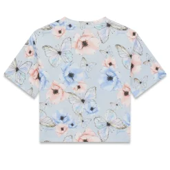 Kids Guess Kids Butterfly Print T-shirt 7-14y