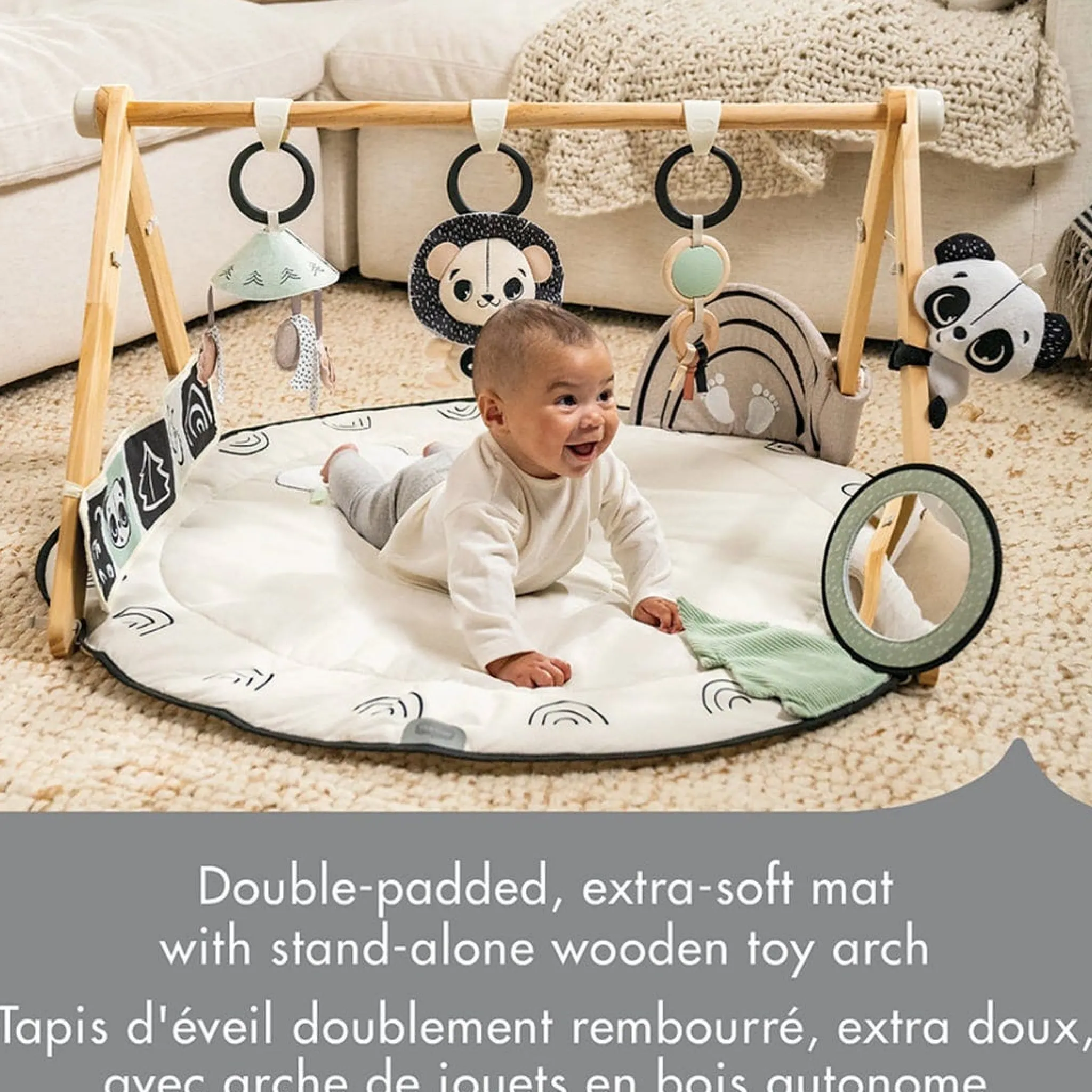 Tiny Love Developmental Toys|Play Mat>B&W Decor Gymini
