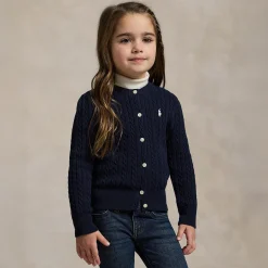 Kids Polo Ralph Lauren Fleeces And Sweatshirts|Tops>Cable Knit Sweater 2-6x