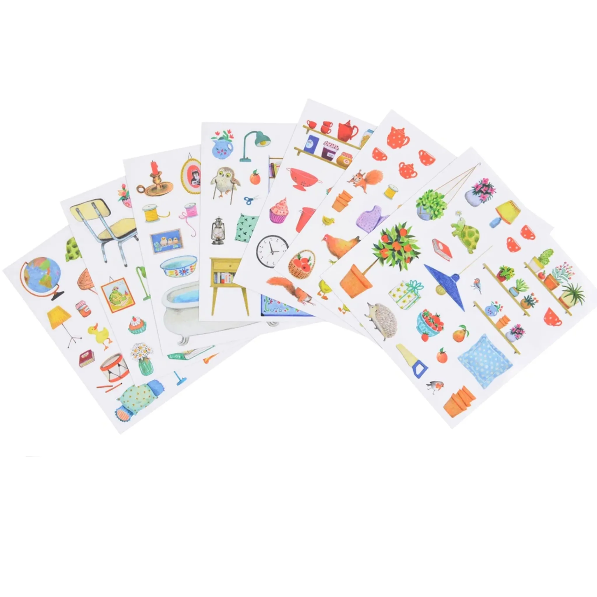 Kids Moulin Roty Cahier D'Autocollants - La Maison Aux 160 Stickers