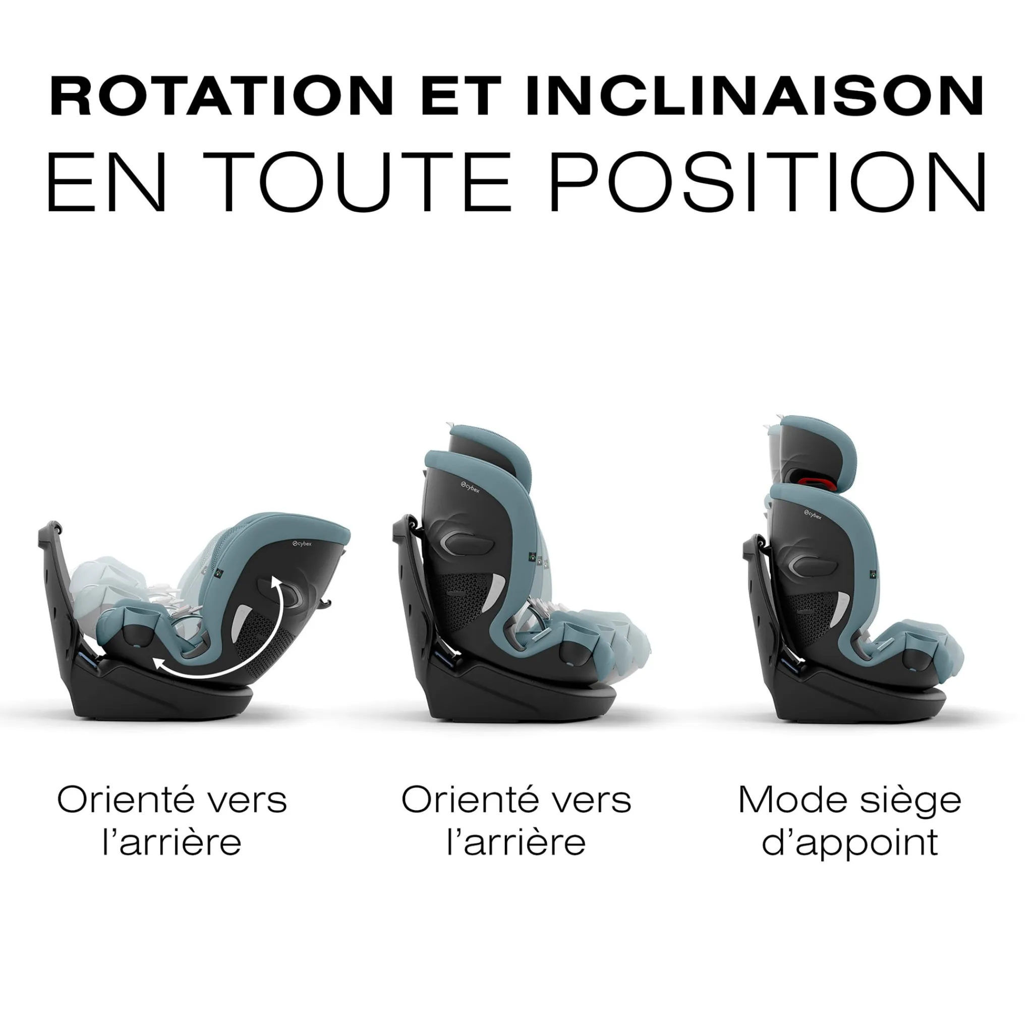 Kids Cybex Car Seats & Booster Seats|Car Seats>Callisto G 360 Rotating All-in-One Car Seat - Stormy Blue