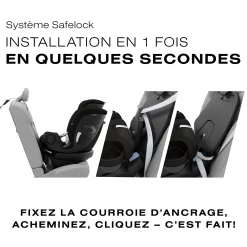 Kids Cybex Callisto G 360 Rotating All-in-One Car Seat - Moon Black