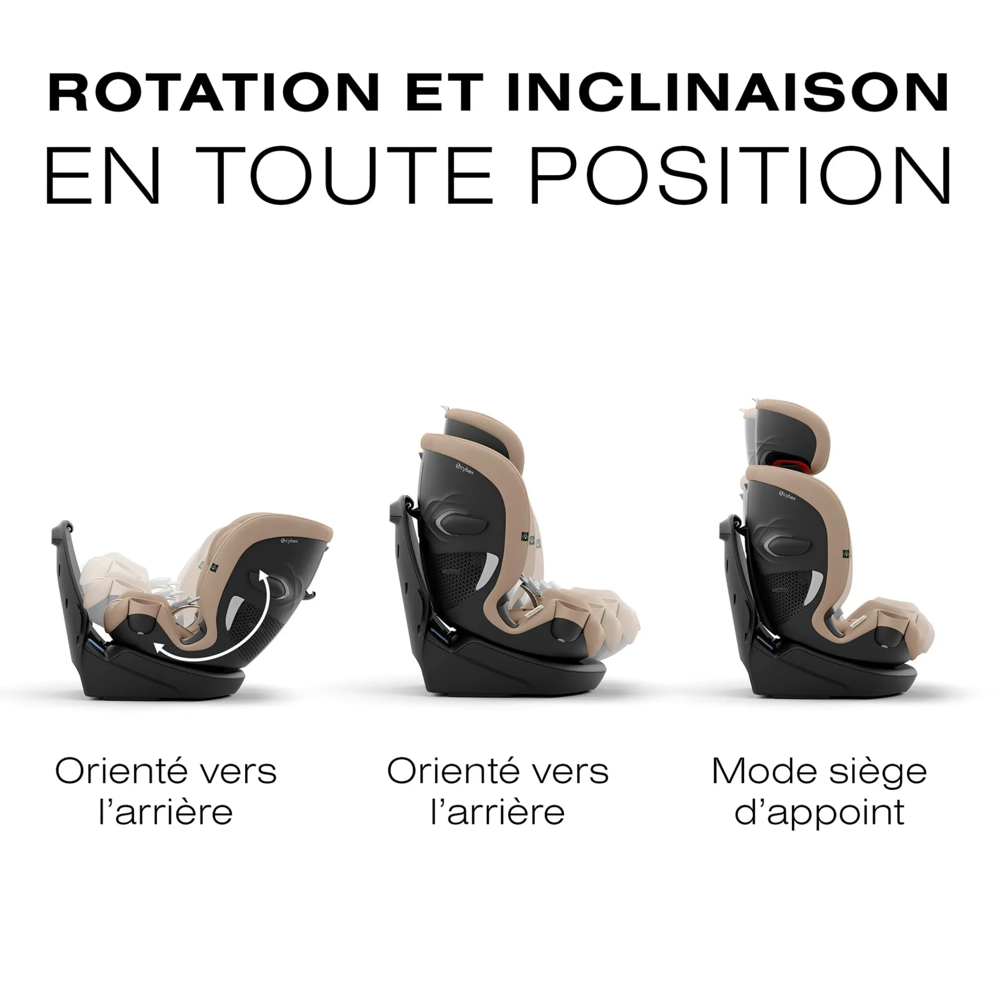 Kids Cybex Car Seats & Booster Seats|Car Seats>Callisto G 360 Rotating All-in-One Car Seat - Almond Beige