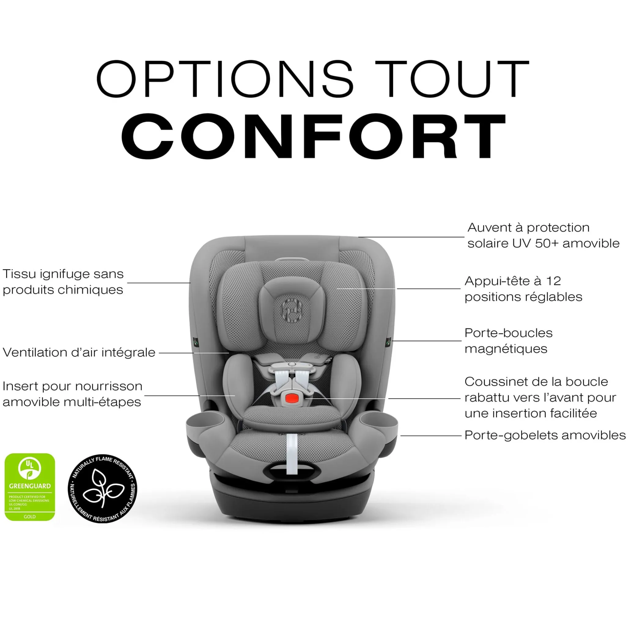 Kids Cybex Car Seats & Booster Seats|Car Seats>Callisto G 360 Rotating All-in-One Car Seat - Stone Grey