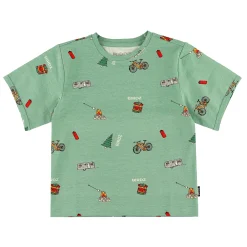 Kids/BOY Birdz Tops>Camping Aop T-shirt 2-10y