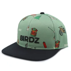 BOY Birdz Hats & Caps>Camping Print Snapback 12-24m