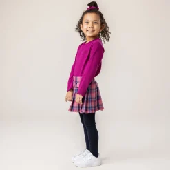 Kids Nano Skirts>Campus Plaid Skirt 2-12
