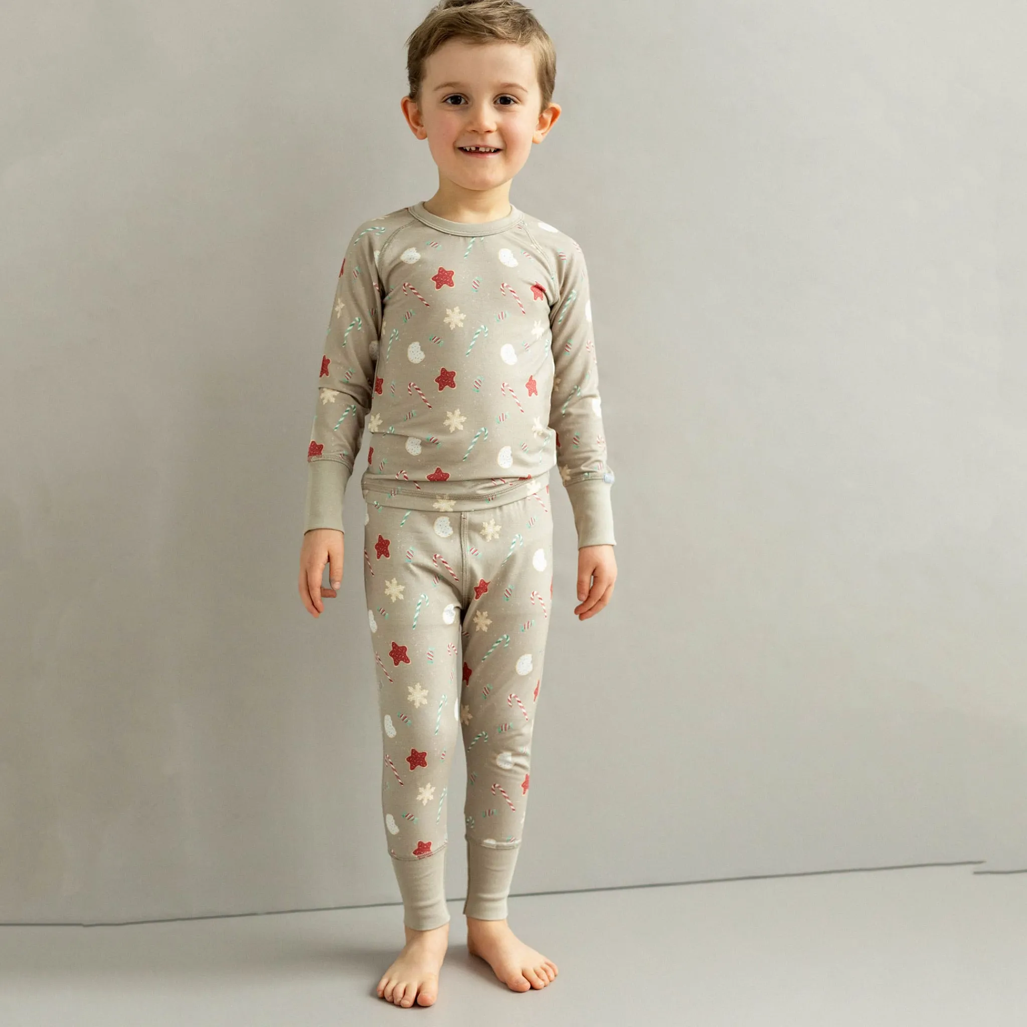 Kids/BOY Coccoli Candy Canes Pajamas 2-10