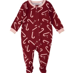 Petit Lem Candy Canes Pajamas 0-24m