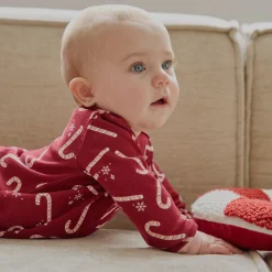 Petit Lem Candy Canes Pajamas 0-24m