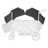 Larktale Strollers & Trailers>Canopy Set for Caravan™ Stroller/Wagon - Byron Black