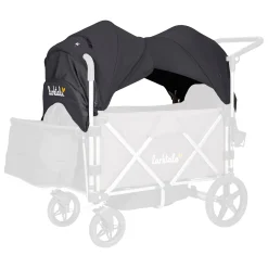 Larktale Strollers & Trailers>Canopy Set for Caravan™ Stroller/Wagon - Byron Black