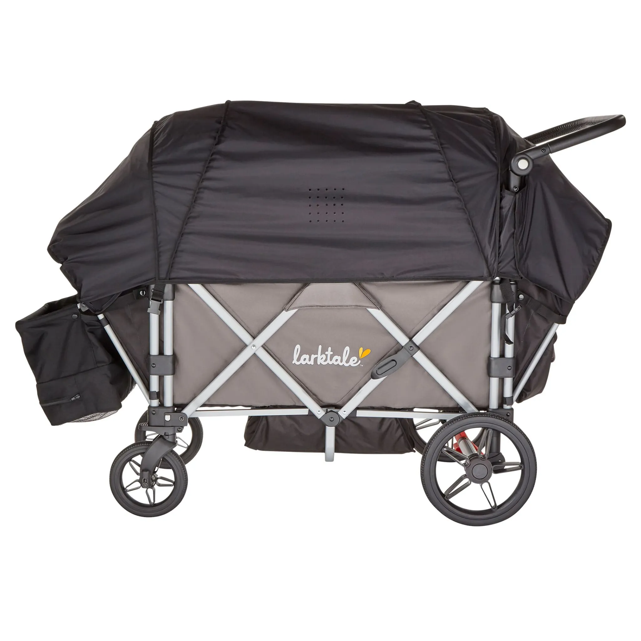 Larktale Strollers & Trailers>Canopy Set for Caravan™ Stroller/Wagon - Byron Black