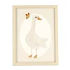 Oleka Wall Decorations>Canva with Natural Frame - Goose