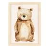 Oleka Canva with Naturel Frame - Bear