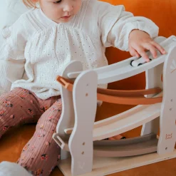 Kids Label Label Wooden Toys>Car Slider - Nougat