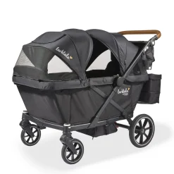 Kids Larktale Strollers|Strollers & Trailers>Caravan Coupe Quad V2 - Byron Black