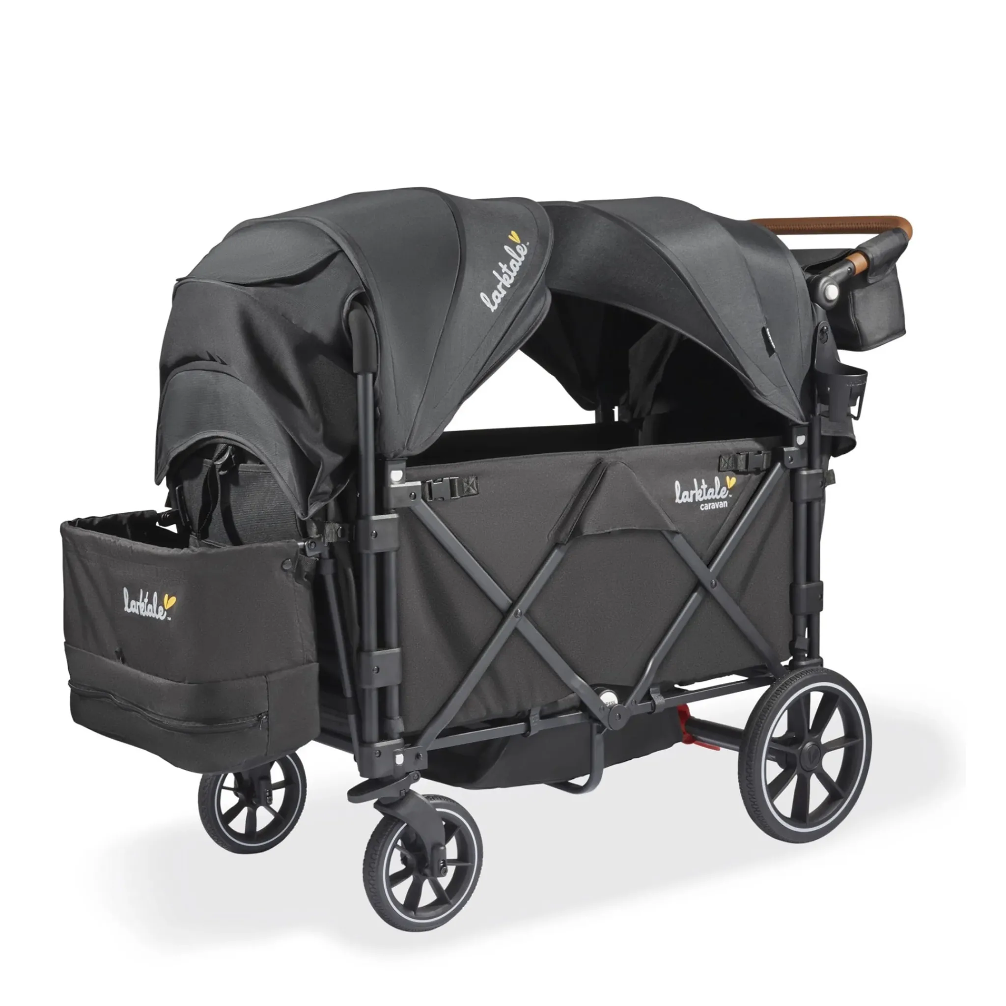 Kids Larktale Strollers|Strollers & Trailers>Caravan/Wagon V3 2024 Byron Black