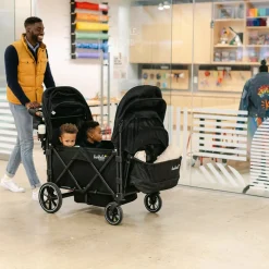 Kids Larktale Strollers|Strollers & Trailers>Caravan/Wagon V3 2024 Byron Black