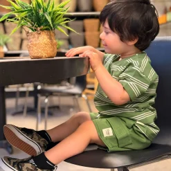 Kids/BOY Camp by Birdz Cargo Green Short 2-8y
