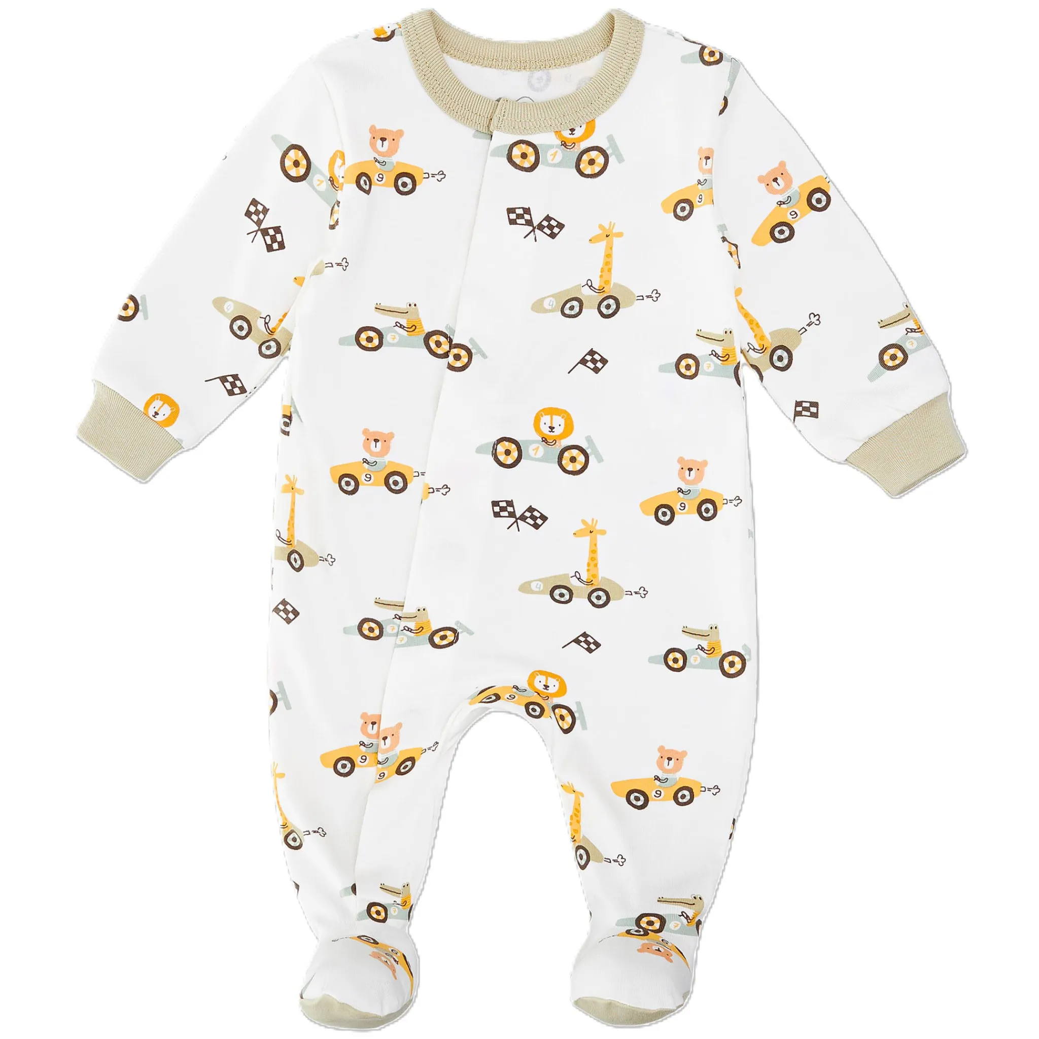 BOY Colle Colle Cars Magnetic Pajamas Premature-12m