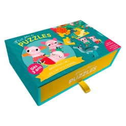 Kids Auzou Puzzles>Casse-Têtes 12 Pièces (2) - Les 3 Petits Cochons