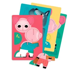 Kids Auzou Puzzles>Casse-Têtes 12 Pièces (2) - Les 3 Petits Cochons