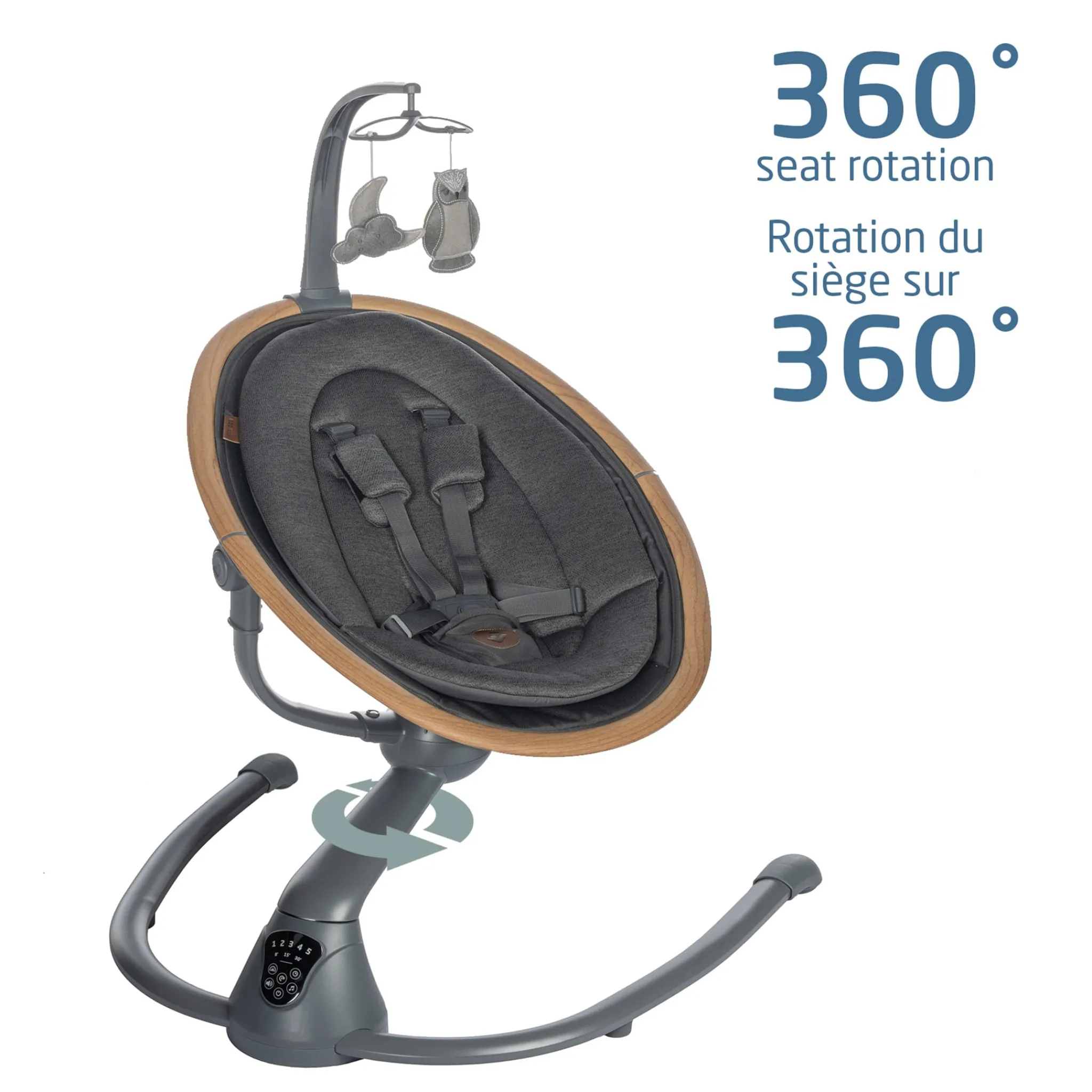 Maxi-cosi Swings & Rockers>Cassia Swing - Classic Graphite