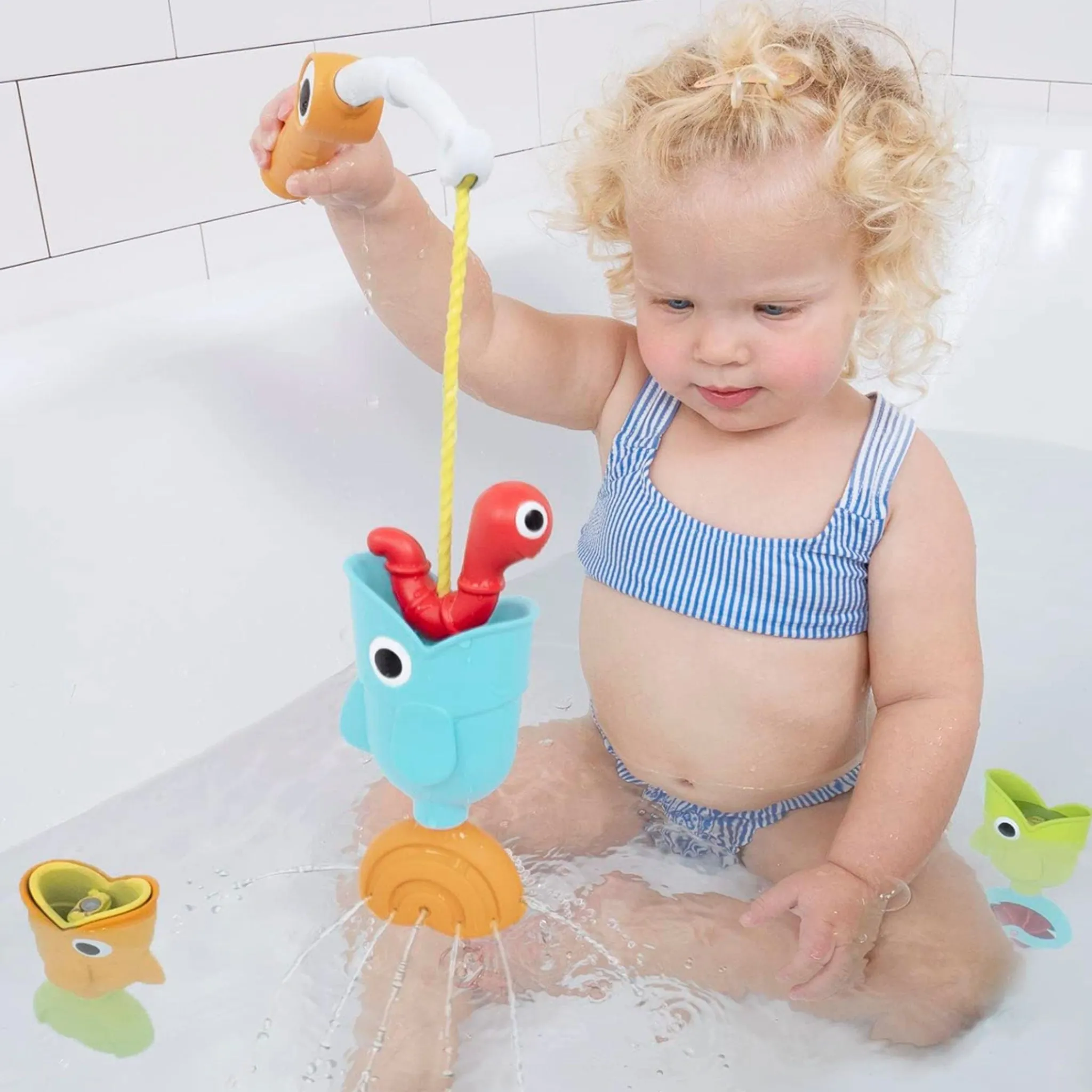 Yookidoo Bath Toys|Bath Accessories>Catch N Sprinkle Fishing Set
