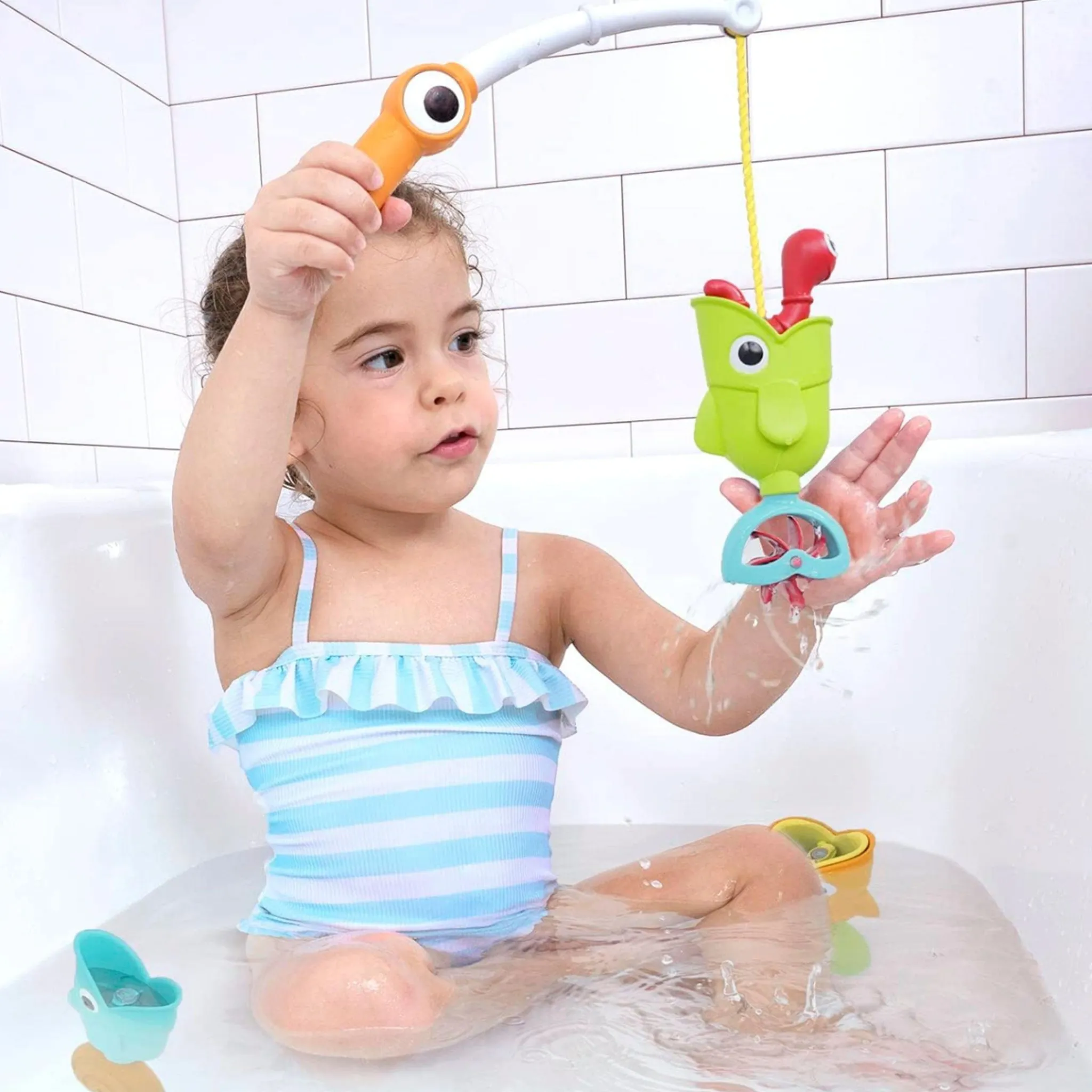 Yookidoo Bath Toys|Bath Accessories>Catch N Sprinkle Fishing Set
