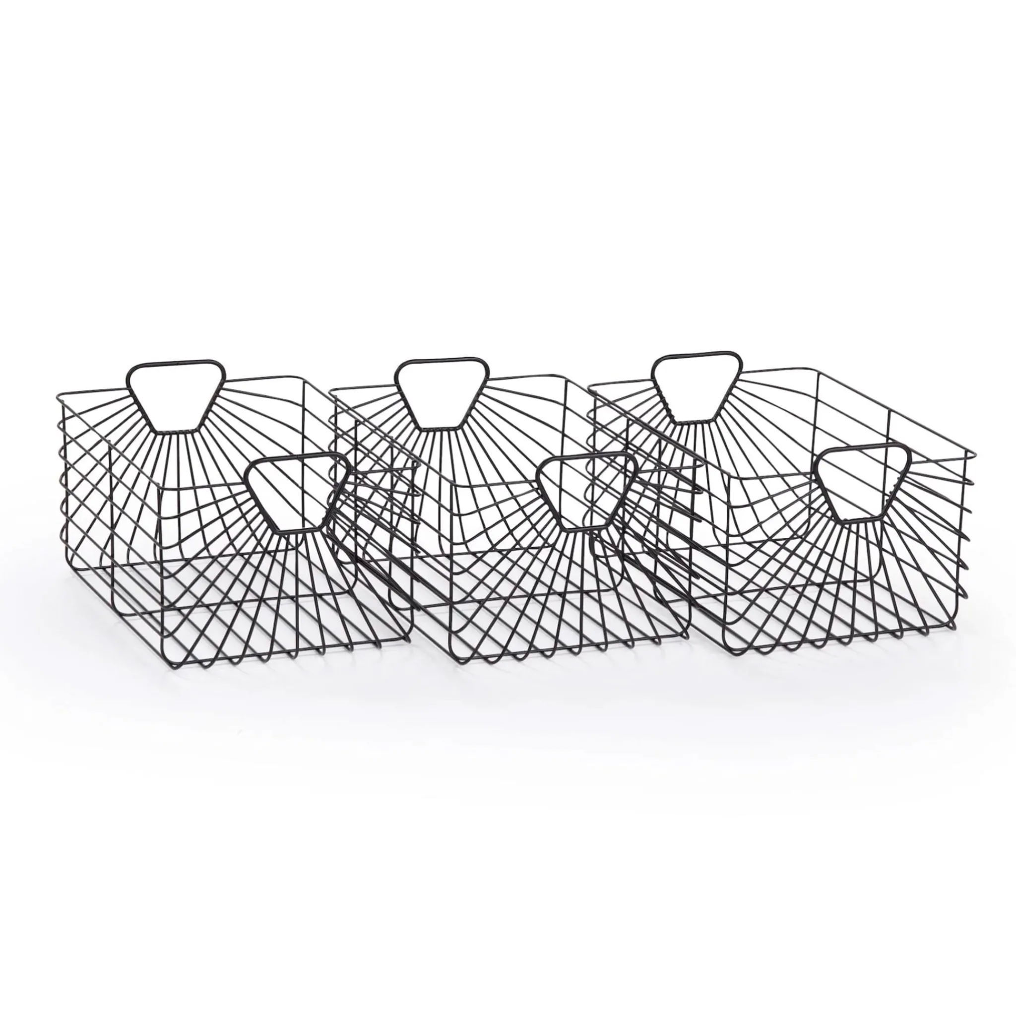Dadada Baby Storage>Central Park Storage Baskets (Set Of 3) - Black