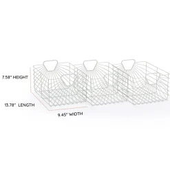 Dadada Baby Central Park Storage Baskets (Set Of 3) - Sage