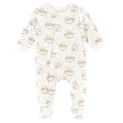 BOY Colle Colle Cereals Magnetic Pajamas P-12m