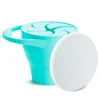 Kids Munchkin Breastfeeding|Snack Bags & Containers>C’est Silicone!™ Snack Catcher with Lid - Mint