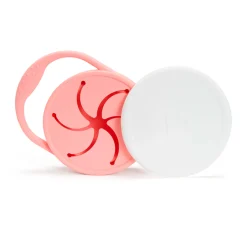 Kids Munchkin C’est Silicone!™ Snack Catcher with Lid - Coral