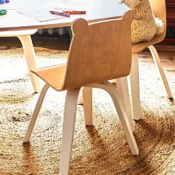 Oeuf Chairs Bear Naturel/ Whte (2)